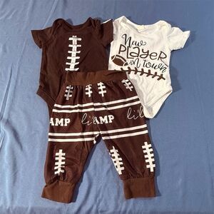 Unisex Baby Football Outfit Set 0-3 Months